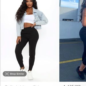 Selling joggers from fashion nova